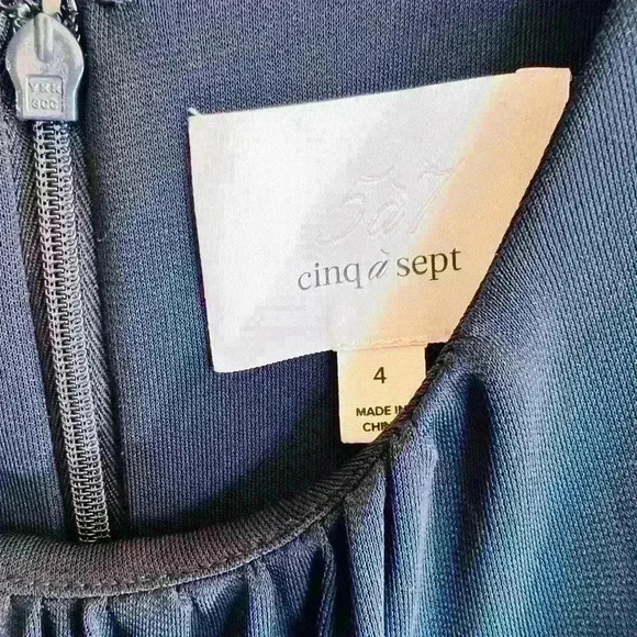 NEW! Cinq a Sept Lezlie Jersey Sleeveless Racerback Midi Dress - Picture 8 of 13